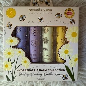Hydrating Lip Balm Collection - Blueberry, Strawberry, Vanilla, Orange